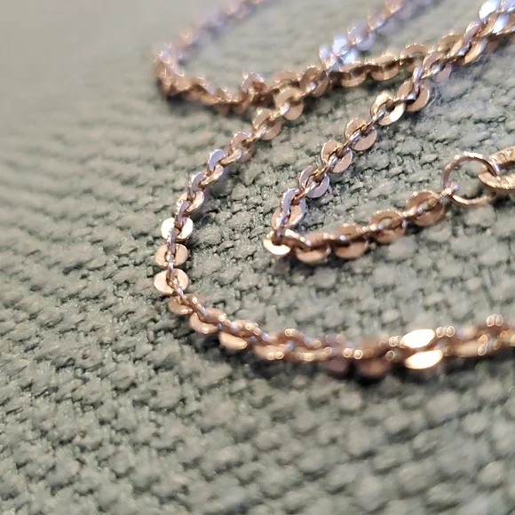 Vintage 925 Silver Necklace, Sweet SUPER Unique Chain, 22 Inches - Picture 9 of 9